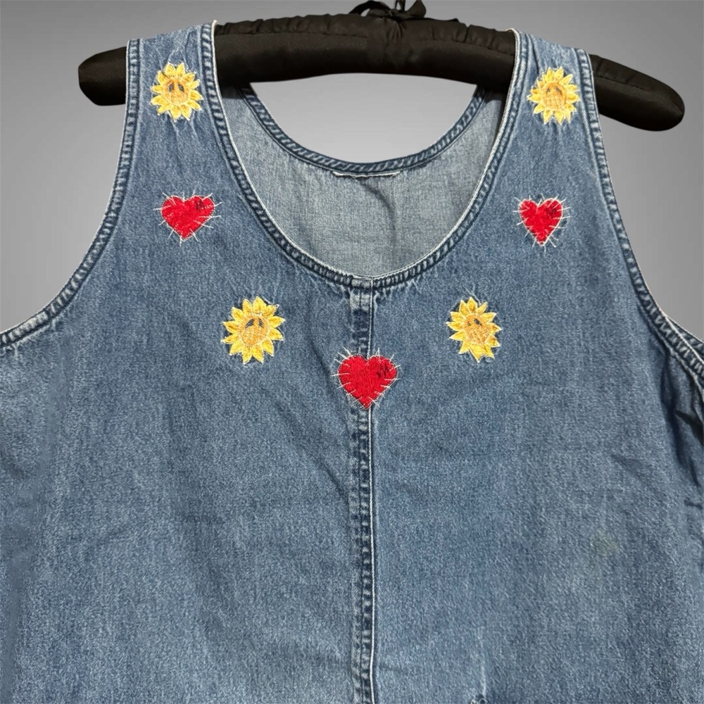 VINTAGE DENIM DRESS SIZE XL - Picture 4 of 7